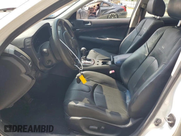 2013 Infiniti G37 Journey with VIN JN1CV6AP8DM714747, listed as a Copart auction lot 59539325 with 208,120 mi miles and Clean title. Bid and sale history available at DreamBid. Image 7.