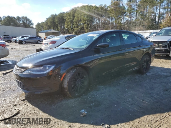 2017 Chrysler 200 Touring with VIN 1C3CCCFB7HN504725, listed as a Copart auction lot 41757845 with 96,424 mi miles and Salvage Title. Bid and sale history available at carsss.com. Image 1.
