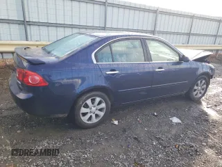 2007 Kia Optima EX with VIN KNAGE124875154603, listed as a Copart auction lot 79768494 with 76,588 mi miles and Salvage Title. Bid and sale history available at carsss.com. Image 3.