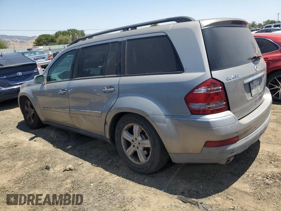 2007 Mercedes-Benz GL-Class with VIN 4JGBF71E97A195803, listed as a Copart auction lot 63149844 with 129,708 mi miles and Salvage Title. Bid and sale history available at carsss.com. Image 2.