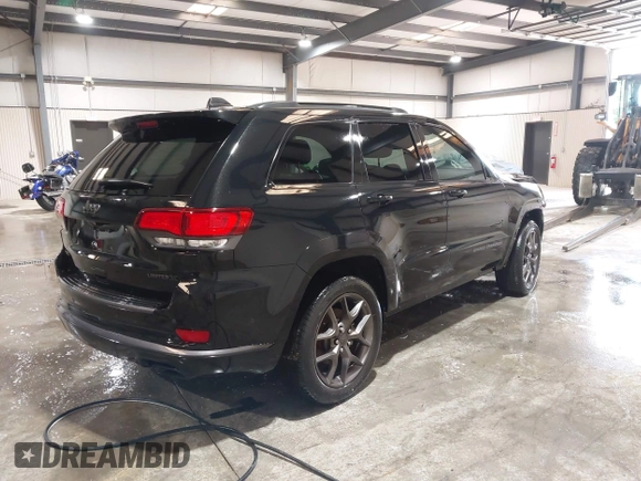 2020 Jeep Grand Cherokee Limited with VIN 1C4RJFBG6LC434475, listed as a IAAI auction lot 41810424 with 116,959 mi miles and . Bid and sale history available at DreamBid. Image 4.
