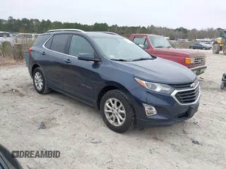 2018 Chevrolet Equinox LT with VIN 3GNAXJEV3JS535223, listed as a IAAI auction lot 41732248 with 130,761 mi miles and . Bid and sale history available at DreamBid. Image 1.