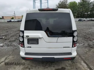 2016 Land Rover LR4 HSE Lux with VIN SALAK2V61GA802612, listed as a Copart auction lot 56620595 with Not Provided miles and Salvage Title. Bid and sale history available at DreamBid. Image 6.