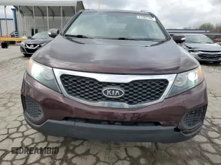 2012 Kia Sorento LX with VIN 5XYKT4A25CG242708, listed as a Copart auction lot 51382155 with 156,175 mi miles and Salvage Title. Bid and sale history available at carsss.com. Image 5.