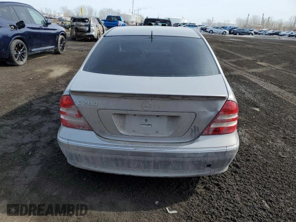 2006 Mercedes-Benz C with VIN WDBRF54J56F732974, listed as a Copart auction lot 49057985 with 208,484 mi miles and Clean Title. Bid and sale history available at DreamBid. Image 6.