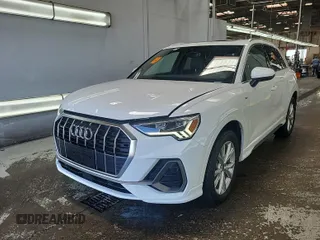 2023 Audi Q3 S line Premium with VIN WA1DECF32P1081877, listed as a IAAI auction lot 42844447 with 52,988 mi miles and . Bid and sale history available at DreamBid. Image 1.