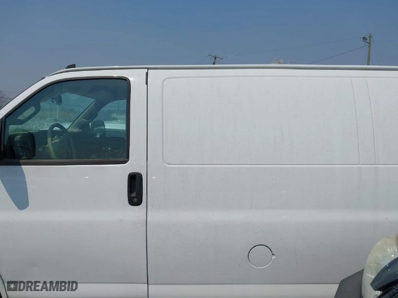 2021 Chevrolet Express Cargo Van with VIN 1GCWGAFPXM1299836, listed as a IAAI auction lot 41842603 with NaN miles. Bid and sale history available at carsss.com. Image 14.