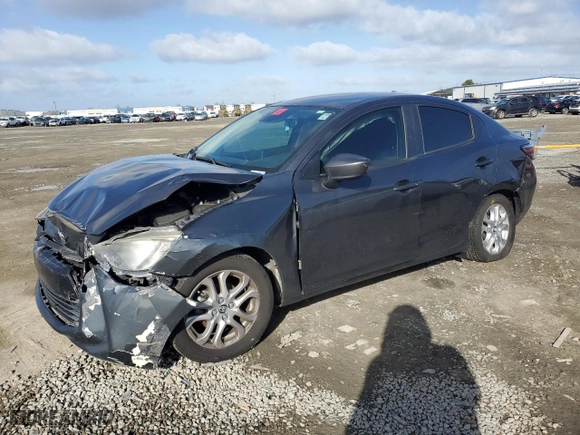 2017 Toyota Yaris iA with VIN 3MYDLBYV7HY182660, listed as a Copart auction lot 49681355 with 0 mi miles and Salvage Title. Bid and sale history available at carsss.com. Image 1.