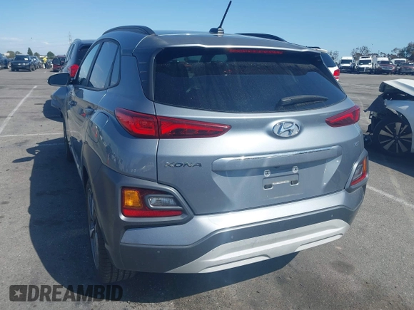 2018 Hyundai Kona Ultimate with VIN KM8K53A51JU101799, listed as a IAAI auction lot 41969569 with 20,167 mi miles. Bid and sale history available at carsss.com. Image 3.