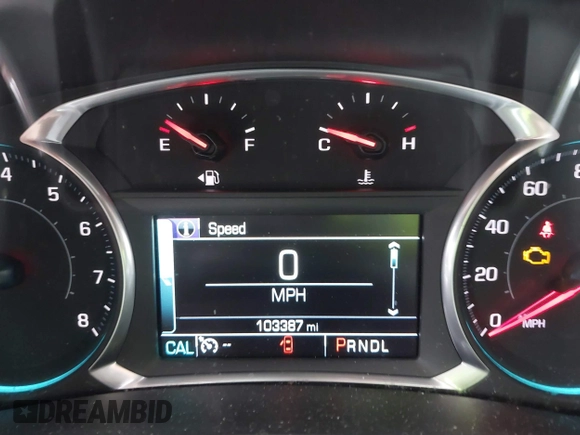 2018 Chevrolet Equinox LT with VIN 2GNAXSEV9J6308381, listed as a IAAI auction lot 40957972 with 103,387 mi miles. Bid and sale history available at carsss.com. Image 15.
