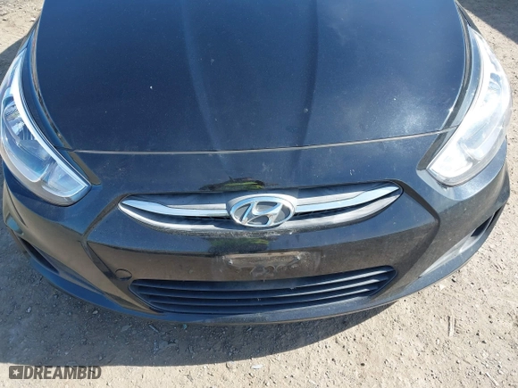 2017 Hyundai Accent SE with VIN KMHCT4AE1HU386384, listed as a IAAI auction lot 41656299 with 121,336 mi miles. Bid and sale history available at carsss.com. Image 6.