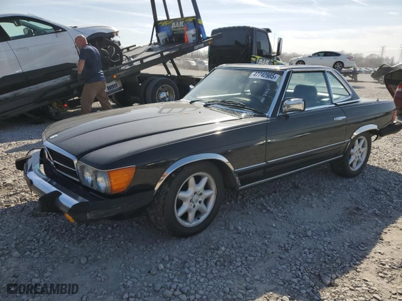 1982 Mercedes-Benz 380 Series 380SL with VIN WDBBA45A1CB013488, listed as a Copart auction lot 47742985 with NaN miles and Clean Title. Bid and sale history available at carsss.com. Image 1.