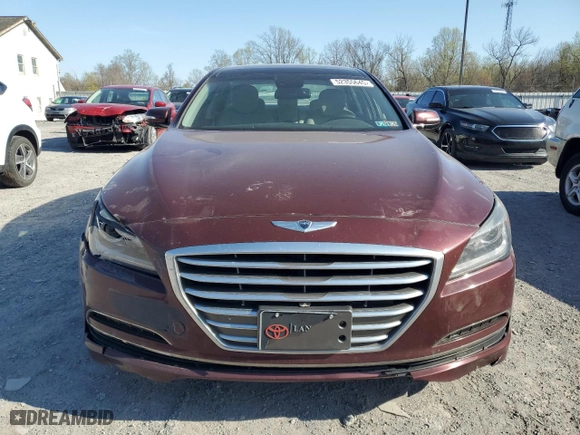 2015 Hyundai Genesis 3.8L with VIN KMHGN4JE5FU088008, listed as a Copart auction lot 52355645 with 148,021 mi miles and Salvage Title. Bid and sale history available at carsss.com. Image 5.