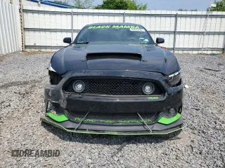 2015 Ford Mustang GT with VIN 1FA6P8CF9F5313621, listed as a Copart auction lot 60843225 with 76,185 mi miles and Salvage title. Bid and sale history available at DreamBid. Image 5.