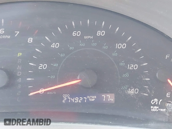 2009 Toyota Camry with VIN 4T4BE46K79R115583, listed as a IAAI auction lot 42112994 with 274,927 mi miles and . Bid and sale history available at DreamBid. Image 15.