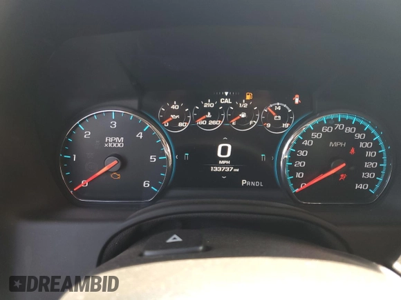 2018 GMC Yukon Denali with VIN 1GKS1CKJ0JR241040, listed as a Copart auction lot 47592655 with 133,737 mi miles and Salvage Title. Bid and sale history available at carsss.com. Image 9.