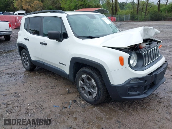 2017 Jeep Renegade Sport с VIN ZACCJAAB2HPF24644, выставлен на аукционе IAAI как лот 41972974 с пробегом 103 732 миль миль и . История ставок и продаж доступна на DreamBid. Изображение 1.