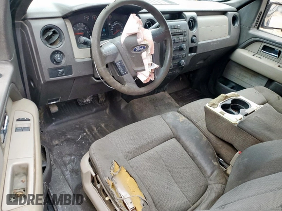 2009 Ford F-150 XL with VIN 1FTRF12W89KB74882, listed as a Copart auction lot 60924495 with 401,265 mi miles and Salvage title. Bid and sale history available at DreamBid. Image 8.