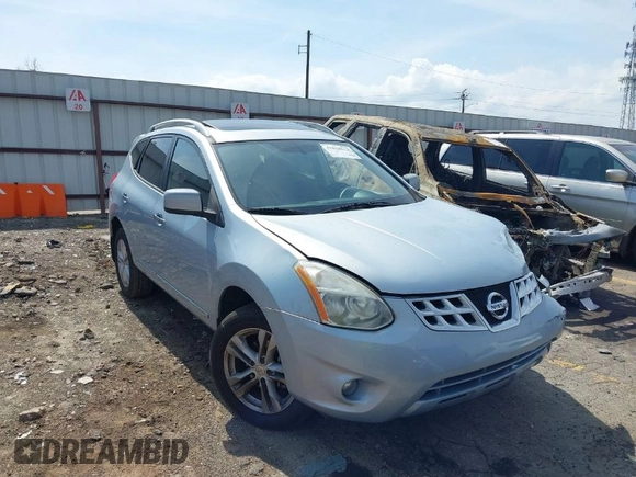 2012 Nissan Rogue S with VIN JN8AS5MT6CW255130, listed as a IAAI auction lot 41810612 with 150,866 mi miles and . Bid and sale history available at DreamBid. Image 1.