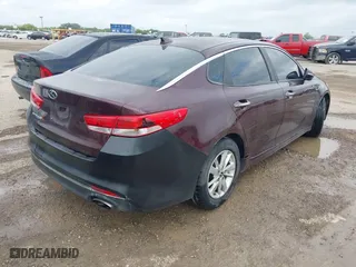 2016 Kia Optima LX with VIN 5XXGT4L3XGG027430, listed as a IAAI auction lot 41940146 with 75,456 mi miles. Bid and sale history available at carsss.com. Image 4.
