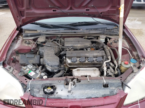 2003 Honda Civic LX with VIN 1HGES16533L002595, listed as a IAAI auction lot 42203163 with 191,487 mi miles and . Bid and sale history available at DreamBid. Image 10.