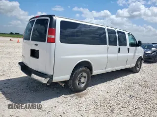 2014 Chevrolet Express Passenger LT с VIN 1GAZG1FGXE1106737, выставлен на аукционе Copart как лот 62956805 с пробегом 267 908 миль миль и Чистый • Clean title. История ставок и продаж доступна на DreamBid. Изображение 3.
