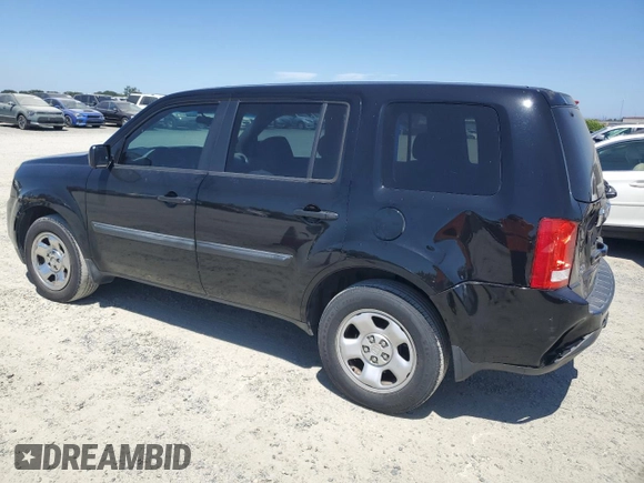 2012 Honda Pilot LX with VIN 5FNYF4H26CB065892, listed as a Copart auction lot 61004225 with 158,789 mi miles and Salvage title. Bid and sale history available at DreamBid. Image 2.