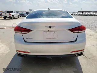 2015 Hyundai Genesis 3.8L with VIN KMHGN4JE4FU043951, listed as a Copart auction lot 50373415 with 64,079 mi miles and Salvage Title. Bid and sale history available at carsss.com. Image 6.