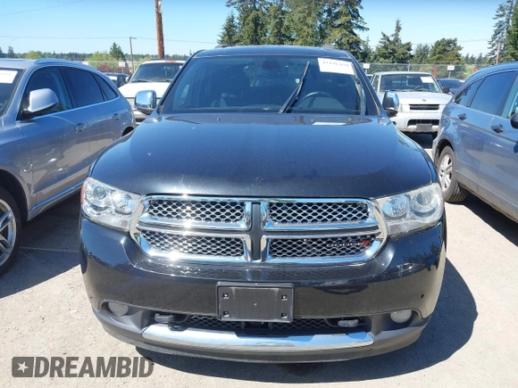 2012 Dodge Durango Citadel with VIN 1C4SDJET7CC286082, listed as a IAAI auction lot 42196420 with 186,459 mi miles. Bid and sale history available at carsss.com. Image 12.