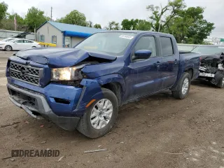 2022 Nissan Frontier SV z VIN 1N6ED1EJ0NN663674, wystawiony jako Copart lot #55164845 z przebiegiem 48 196 mil mil oraz Szkoda całkowita • Salvage title. Historia ofert i sprzedaży dostępna na DreamBid. Obrazek 1.