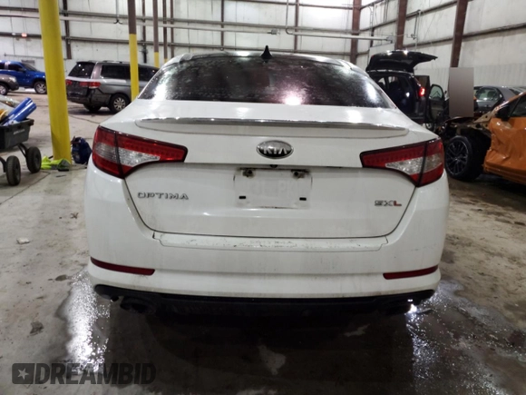 2013 Kia Optima SX with VIN 5XXGR4A63DG213978, listed as a Copart auction lot 88746435 with 154,060 mi miles and Salvage Title. Bid and sale history available at carsss.com. Image 6.