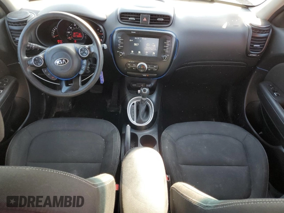 2018 Kia Soul + with VIN KNDJP3A52J7574653, listed as a Copart auction lot 46314535 with 52,343 mi miles and Salvage Title. Bid and sale history available at carsss.com. Image 8.