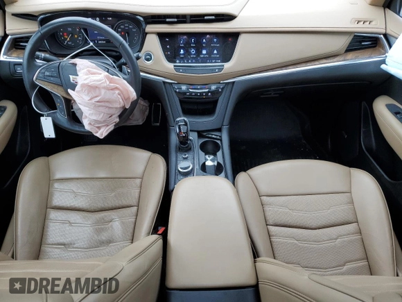 2023 Cadillac XT5 AWD Sport with VIN 1GYKNHRS4PZ232257, listed as a Copart auction lot 45865565 with 26,522 mi miles and Non repairable. Bid and sale history available at DreamBid. Image 8.