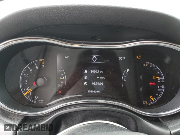 2019 Jeep Grand Cherokee Upland with VIN 1C4RJFAG9KC748623, listed as a Copart auction lot 53308855 with 158,060 mi miles and Salvage title. Bid and sale history available at DreamBid. Image 9.