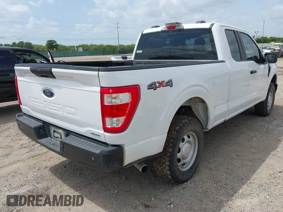 2021 Ford F-150 XL with VIN 1FTEX1EP8MKF05484, listed as a IAAI auction lot 42735641 with 78,951 mi miles and . Bid and sale history available at DreamBid. Image 4.