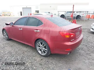 2008 Lexus IS with VIN JTHBK262085061532, listed as a IAAI auction lot 41931577 with 244,834 mi miles. Bid and sale history available at carsss.com. Image 3.