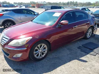 2012 Hyundai Genesis 3.8L with VIN KMHGC4DD4CU176486, listed as a IAAI auction lot 41674122 with 148,085 mi miles. Bid and sale history available at carsss.com. Image 17.