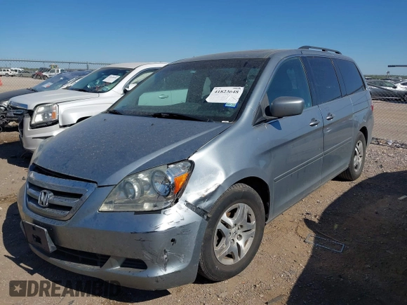 2007 Honda Odyssey EX-L with VIN 5FNRL386X7B138990, listed as a IAAI auction lot 41823648 with 225,962 mi miles. Bid and sale history available at carsss.com. Image 2.