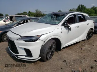 2023 Lexus RX with VIN 2T2BCMEA1PC002490, listed as a Copart auction lot 60818143 with 7,295 mi miles. Bid and sale history available at carsss.com. Image 1.