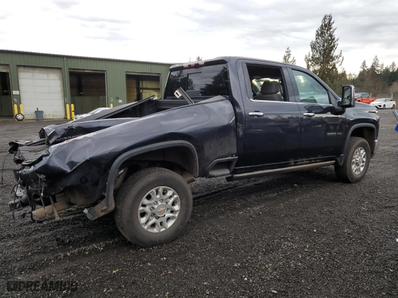 2024 Chevrolet Silverado 2500HD LTZ with VIN 2GC4YPE70R1111772, listed as a Copart auction lot 85321834 with 9,713 mi miles and Salvage Title. Bid and sale history available at carsss.com. Image 3.