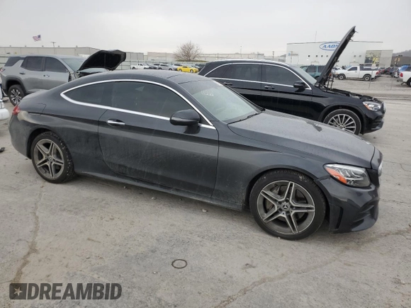 2019 Mercedes-Benz C 300 with VIN WDDWJ8EB1KF784212, listed as a Copart auction lot 88445735 with 125,011 mi miles and Salvage Title. Bid and sale history available at DreamBid. Image 4.