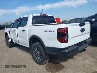 2024 Ford Ranger XLT with VIN 1FTER4GH1RLE26029, listed as a IAAI auction lot 41958379 with 9,716 mi miles and . Bid and sale history available at DreamBid. Image 3.