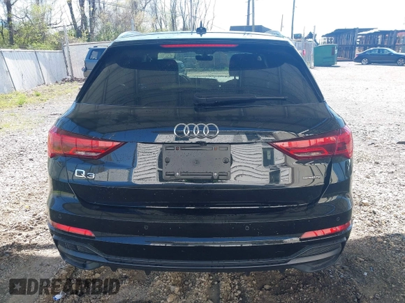2021 Audi Q3 S line Premium with VIN WA1DECF36M1031852, listed as a IAAI auction lot 42020471 with 29,445 mi miles and . Bid and sale history available at DreamBid. Image 16.