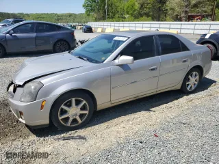 2004 Cadillac CTS with VIN 1G6DM577640107665, listed as a Copart auction lot 52503705 with 115,146 mi miles and Salvage Title. Bid and sale history available at carsss.com. Image 1.