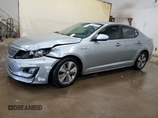 2014 Kia Optima Hybrid EX with VIN KNAGN4AD3E5073721, listed as a Copart auction lot 80131124 with 159,461 mi miles and Salvage Title. Bid and sale history available at carsss.com. Image 1.