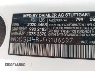 2014 Mercedes-Benz C 250 with VIN WDDGJ4HB9EG186697, listed as a IAAI auction lot 42447765 with 99,700 mi miles and . Bid and sale history available at DreamBid. Image 9.