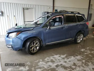 2017 Subaru Forester Touring z VIN JF2SJAWC1HH465270, wystawiony jako Copart lot #54164875 z przebiegiem 38 988 mil mil oraz Szkody całkowita. Historia ofert i sprzedaży dostępna na DreamBid. Obrazek 1.