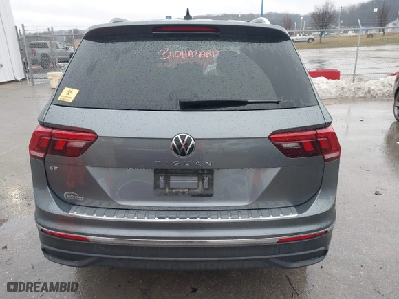2022 Volkswagen Tiguan SE with VIN 3VV3B7AX3NM036590, listed as a IAAI auction lot 41463528 with 86,290 mi miles. Bid and sale history available at carsss.com. Image 15.