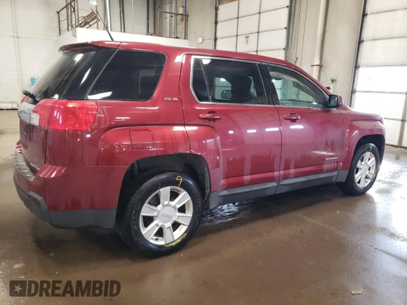 2012 GMC Terrain SLE-1 with VIN 2GKFLREK0C6253898, listed as a Copart auction lot 88991435 with 161,989 mi miles and Salvage Title. Bid and sale history available at DreamBid. Image 3.