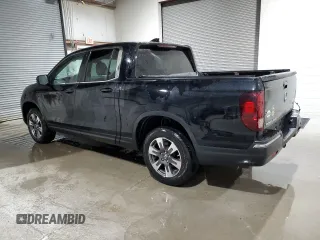 2018 Honda Ridgeline RTL with VIN 5FPYK3F59JB009923, listed as a Copart auction lot 45035285 with 107,539 mi miles and Salvage title. Bid and sale history available at DreamBid. Image 2.